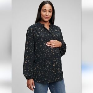Maternity Splitneck Top from GAP, Size XS